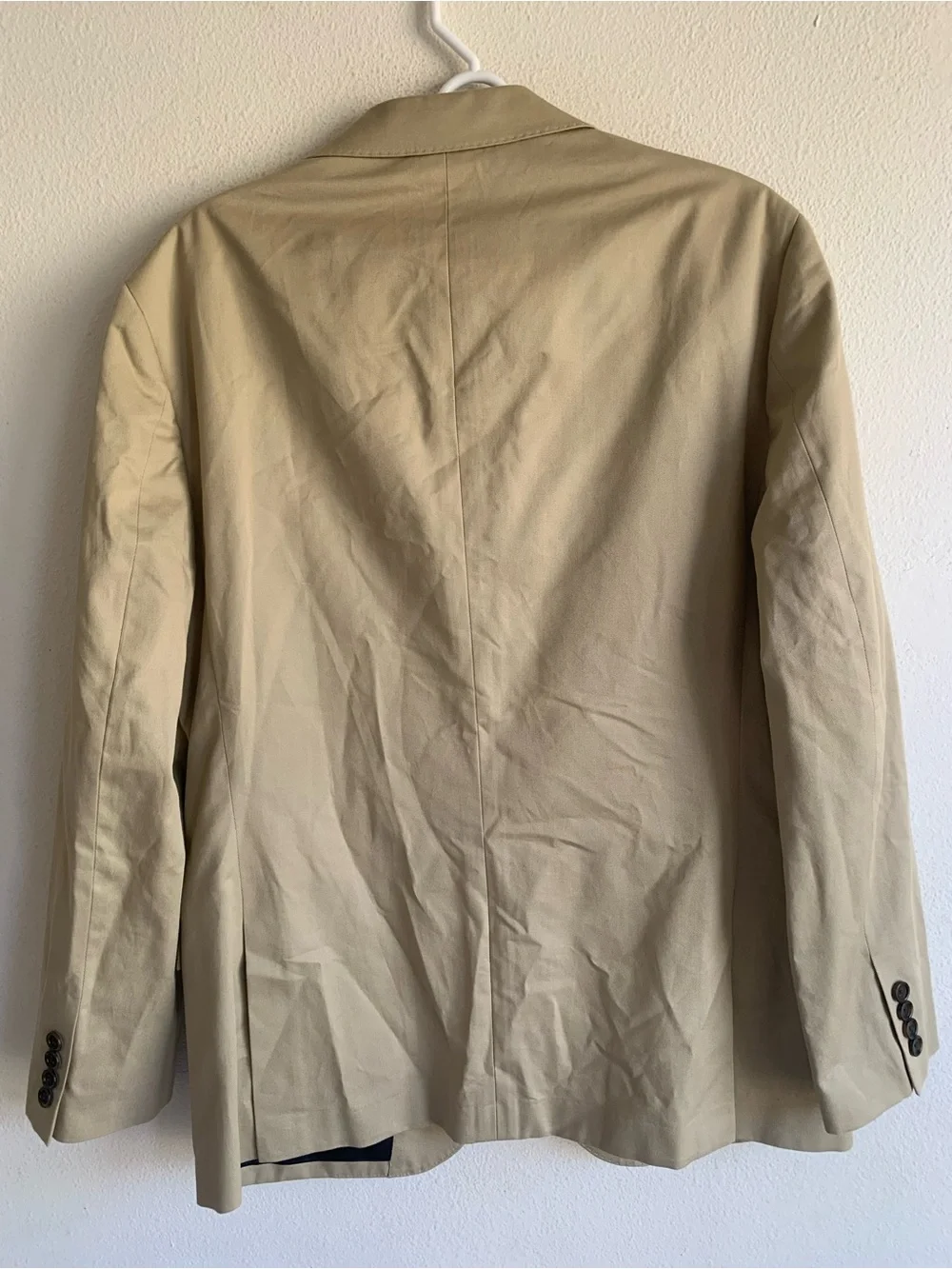 J. Crew Ludlow Tan Cotton Blazer NWT Duca Viscoti 40S
